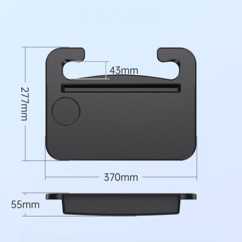 2-in-1 Car Steering Wheel Desk & Seat Gap Organizer Tray