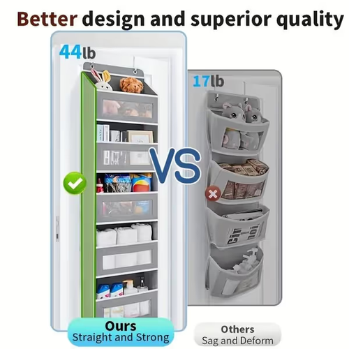 🧸Door Hanging Storage Rack - 5+5 Pockets for Everyday