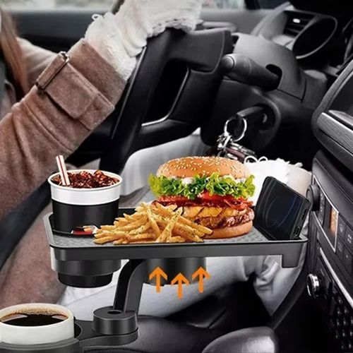 Hot Sale🔥60%OFF🔥High Quality Universal Car Cup Holder Tray - 360 ° Rotating Adjustable Dual Cup Organizer