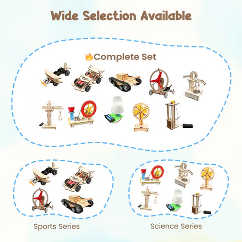 🔥Hot🛠️Sale🔥 Random 8-Pack DIY Creative Handmade Technology Toys – Styles Vary, See Images for Details
