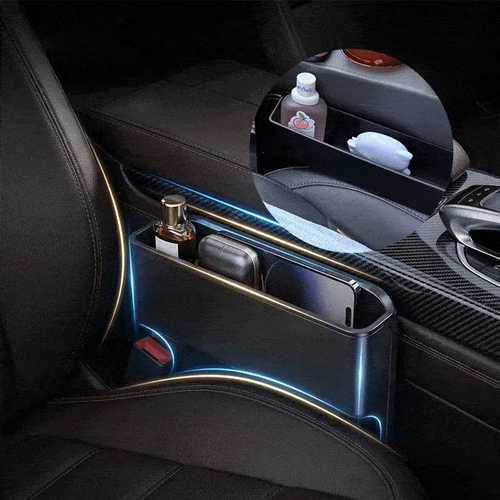 2-in-1 Car Steering Wheel Desk & Seat Gap Organizer Tray