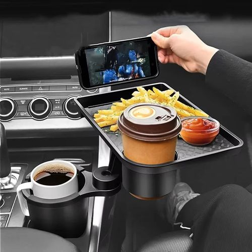 Hot Sale🔥60%OFF🔥High Quality Universal Car Cup Holder Tray - 360 ° Rotating Adjustable Dual Cup Organizer