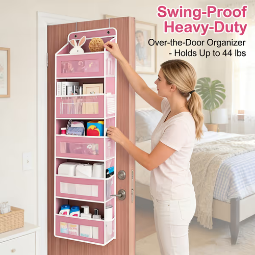 🧸Door Hanging Storage Rack - 5+5 Pockets for Everyday