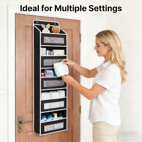 🧸Door Hanging Storage Rack - 5+5 Pockets for Everyday