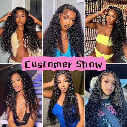 24 Inch Water Wave Human Hair Wig – Ready to Wear, Glueless, Pre-Plucked & Pre-Cut Lace, Natural Look