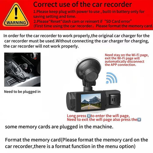 🔥Full View Car Dashcam System（WiFi Version）