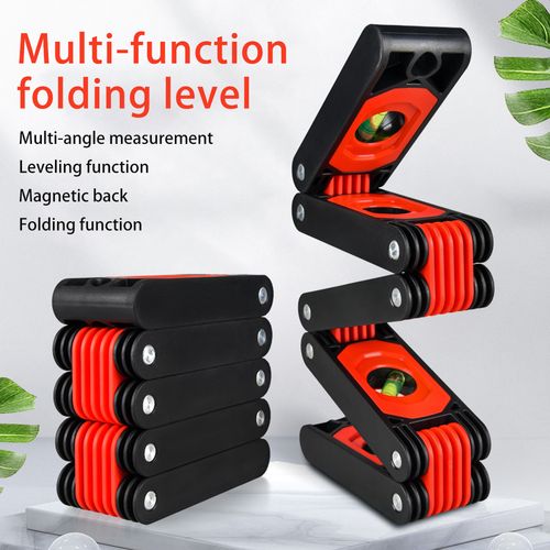 Folding Level Ruler Accurate Level Angle Finder Gauge Folding Extend