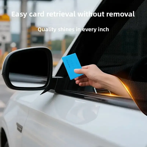 Hot Sale🔥60%OFF🔥Car Anti‑Mosquito Screen（Net）, 4 Pack Car Sunshade Curtain, Mosquito Net For Car Glass, Privacy Window Mesh