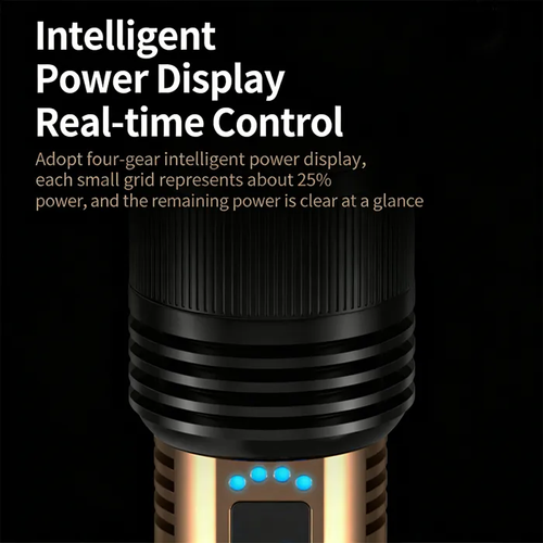 🔦 Rechargeable Outdoor Long-Range Ultra-Bright Laser Flashlight