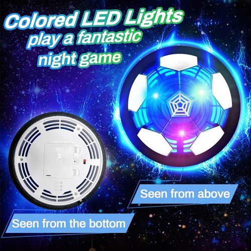 ⚡️ Air Floating Soccer with LED Lights & Foam Bumpers – NOW COMES WITH 2 GOALS! Open the box and start the match instantly! 🥅⚽️