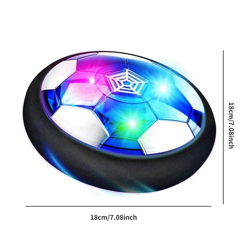 ⚡️ Air Floating Soccer with LED Lights & Foam Bumpers – NOW COMES WITH 2 GOALS! Open the box and start the match instantly! 🥅⚽️