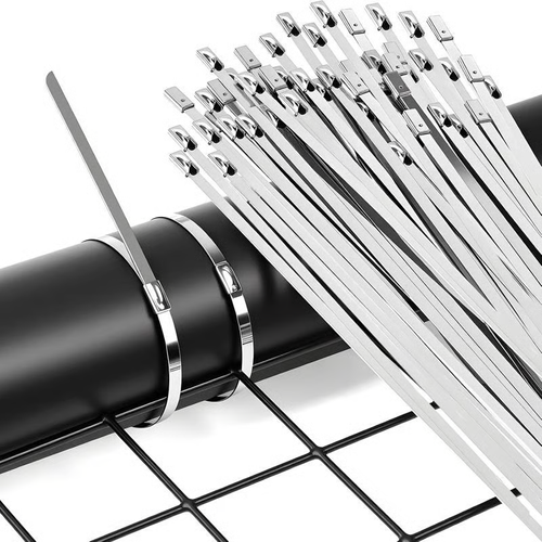 🔥Stainless Steel Cable Tie Gun with Metal Zip Ties