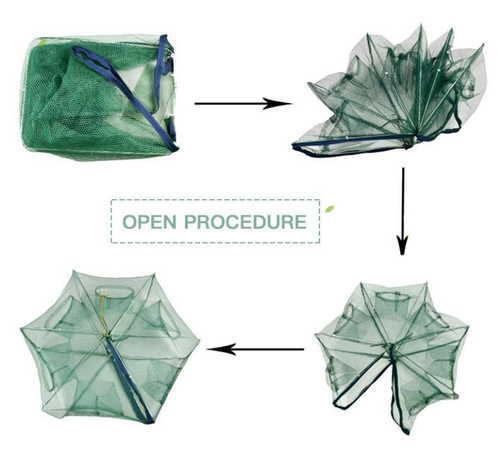 🦐🦀Automatic Foldable Fish Catcher – The Smart Trap for Bigger Catches! 🎣✨