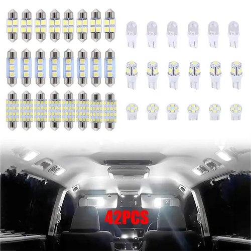 42 Pcs Interior Car Light Kit