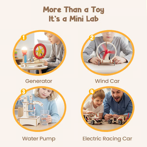 🔥Hot🛠️Sale🔥 Random 8-Pack DIY Creative Handmade Technology Toys – Styles Vary, See Images for Details