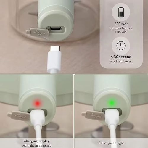Hot Sale🔥60%OFF🔥1 Multi-function Garlic Paste Electric Artifact Gatling Small Vegetable Cutting Wireless Automatic Pressure-pull Food Supplement