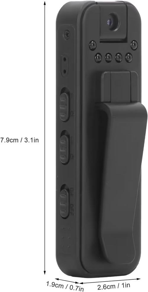 🔥2026 New HD 1080P Rechargeable Mini Body Camera with WiFi & 32GB Card – Night Vision, Rotating Lens📷️