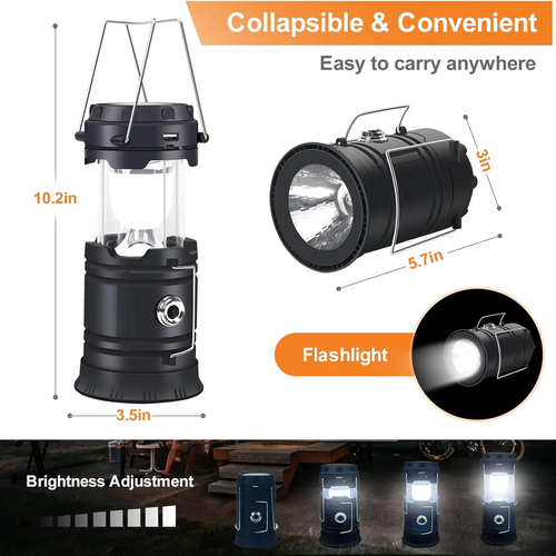 Hot Sale🔥60%OFF🔥Collapsible LED Camping Lanterns Lightweight Solar
