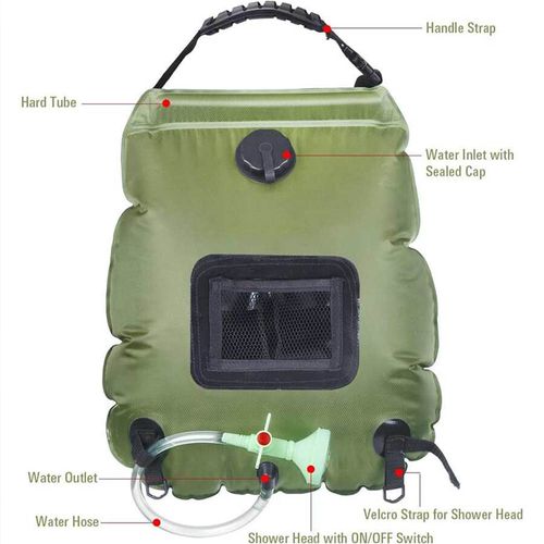 Hot Sale🔥60%OFF🔥Solar Shower Bag 20L Outdoor Solar Heating