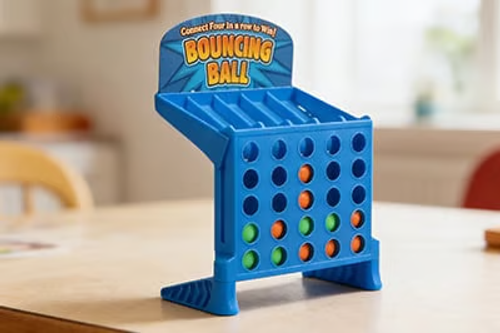 Hot Sale🔥60%OFF🔥Bounce 4-in-a-Row: The Ultimate Skill-Based Family Challenge