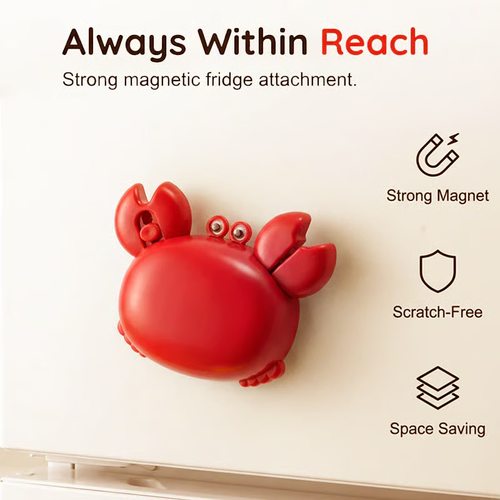 📢📢55% OFF !! ⏰Multifunctional Magnetic Crab-Shaped Bottle Opener