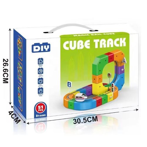 Cable World Electric Train Set,51PCS set
