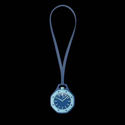 2026 New Fashion Collaboration Pocket Watch – Stylish Quartz Wristwatch, Waterproof, Leather Strap, Pendant Hanging Watch