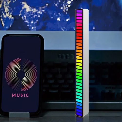 ⏰Wired Sound Activated RGB Light Bar
