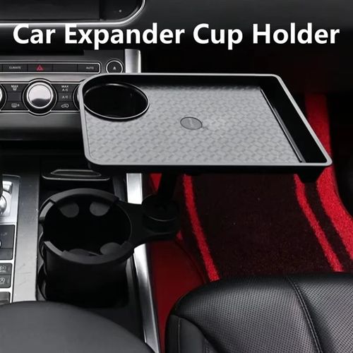 Hot Sale🔥60%OFF🔥High Quality Universal Car Cup Holder Tray - 360 ° Rotating Adjustable Dual Cup Organizer