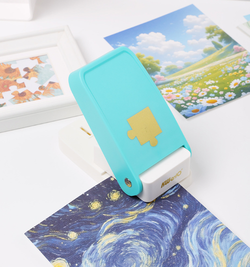 Jigsaw puzzle punching machine homemade puzzle creative DIY handbook embossing machine embossing machine hand