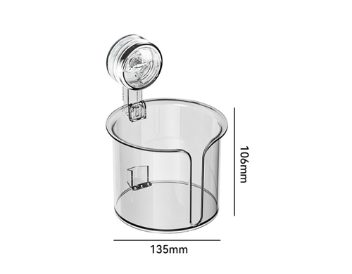 Simple and stylish waterproof wall-mounted transparent tissue box