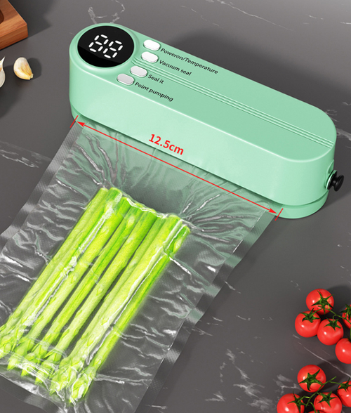 Mini Wireless Vacuum Sealer Household Vacuum Food Bag Rechargeable Laminator Kitchen Packaging Machine