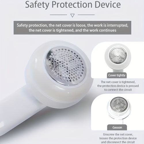 USB Rechargeable Fabric Shaver, Electric Lint Remover, Power Sweater Shaver, Fuzz Pilling Remover, Portable Hairball Trimmer for Clothes, Bedding