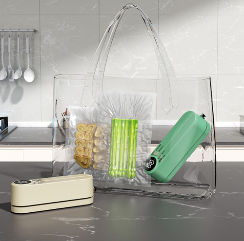 Mini Wireless Vacuum Sealer Household Vacuum Food Bag Rechargeable Laminator Kitchen Packaging Machine