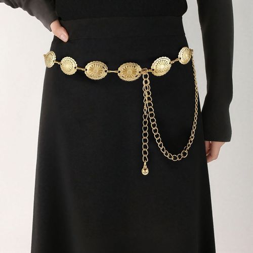 Bohemian style waist chain Y2K waist chain for women, versatile with dress waist