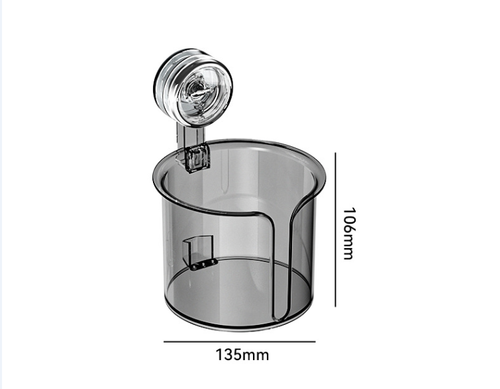 Simple and stylish waterproof wall-mounted transparent tissue box