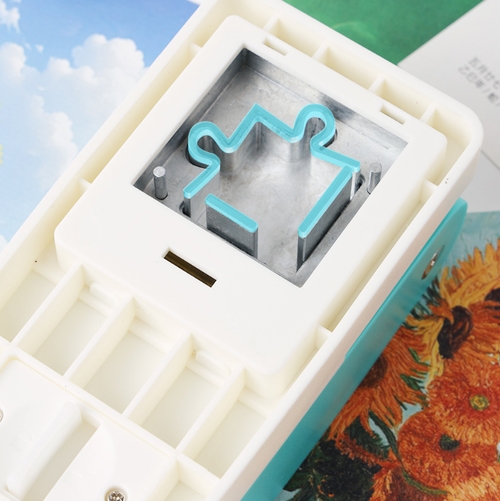 Jigsaw puzzle punching machine homemade puzzle creative DIY handbook embossing machine embossing machine hand