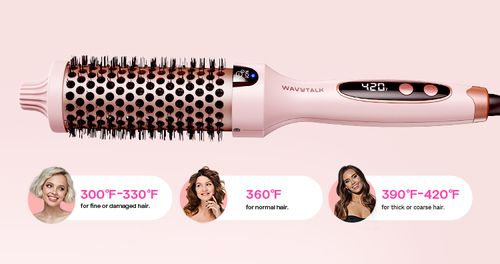 New fluffy comb straight hair comb curling iron curling iron straight curly dual-purpose inner buckle bangs curling iron curling iron
