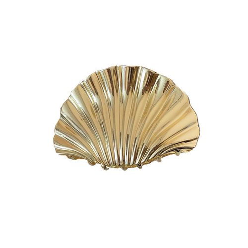 Holiday style large shell hairpin niche design alloy clip