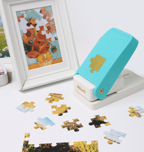 Jigsaw puzzle punching machine homemade puzzle creative DIY handbook embossing machine embossing machine hand