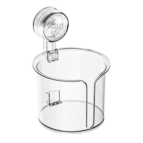 Simple and stylish waterproof wall-mounted transparent tissue box