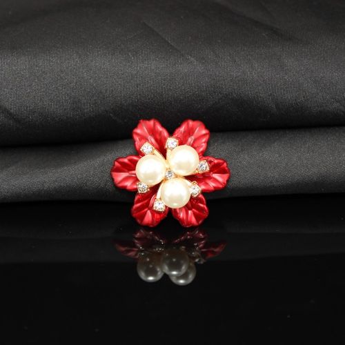 Cufflinks six-petal flower pearl shirt dress sleeve petal button cover cufflinks shirt decoration
