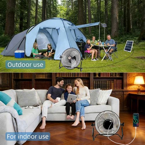 Solar Floor Fan