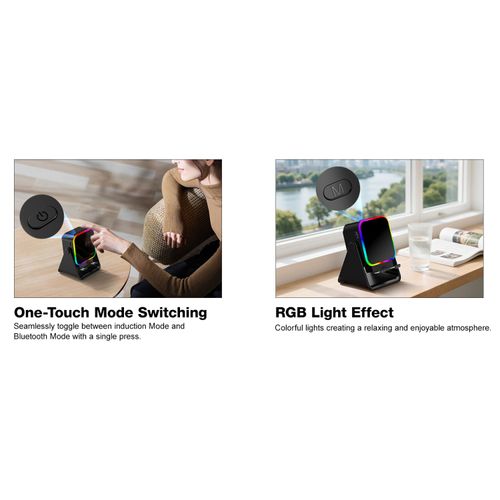 BeatPod G1 — Bluetooth Speaker with Wireless Phone Charger