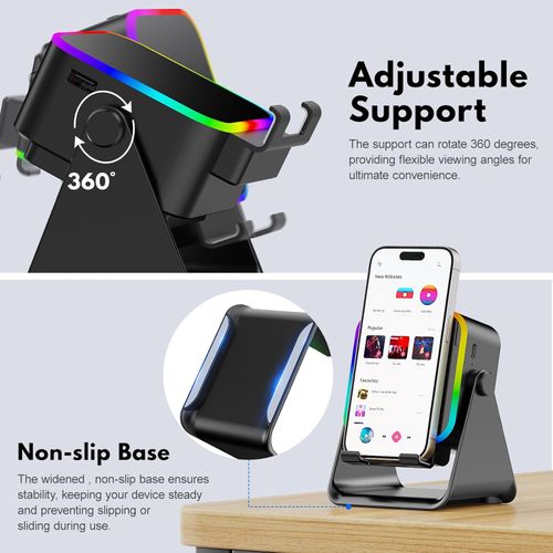 BeatPod G1 — Bluetooth Speaker with Wireless Phone Charger