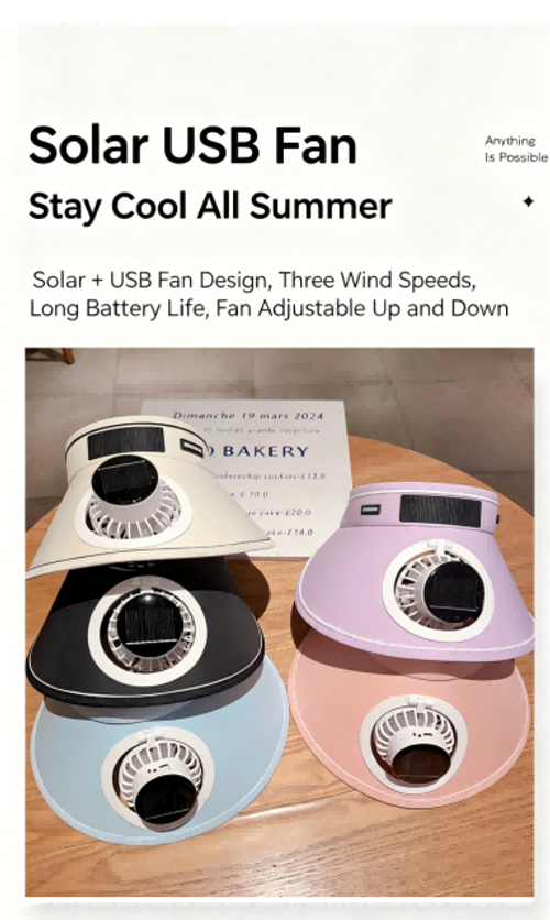 Solar Fan Cap