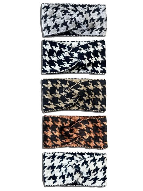 Women's Retro High Elasticity Knitted Headbands Set