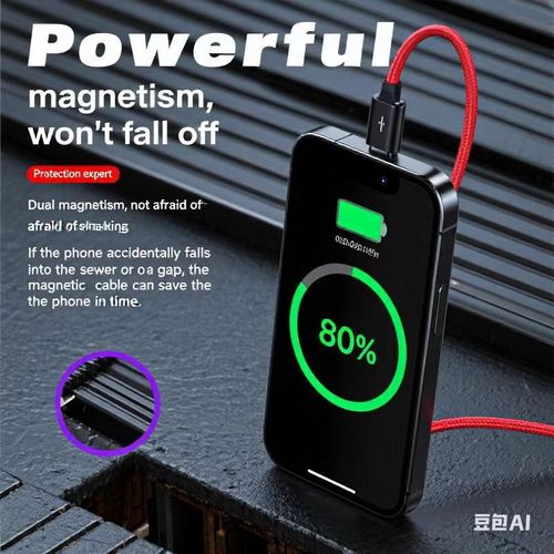 Three-in-one fast charging magnetic data cable
