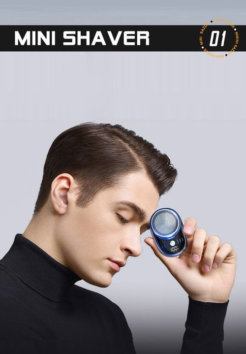 New Upgrade Mini Electric Razor & Rechargeable Shavers for Men