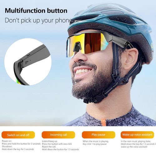 Outdoor sports sunglasses and Bluetooth glasses